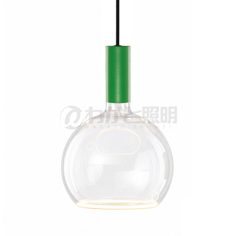 ｗｅｌｌ ｌｉｔ ウェルリット シャンデリヤ点火装置+LED照明ランプ書き割り SPIN PENDANT+AZURE 調光 かかわり合い最高限度 全光束430ルーメン 6W 白熱電球色2200K 本体:GREEN SERENE/グリーンセリーン LED照明ランプ:AZURE GLOBE SPIN PENDANT GREEN SERENE+AZURE GLOBE