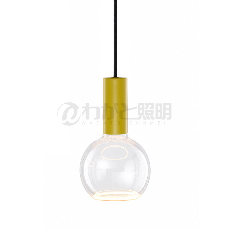 ｗｅｌｌ ｌｉｔ ウェルリット シャンデリヤ点火装置+LED照明ランプ書き割り SPIN PENDANT+AZURE 調光 かかわり合い最高限度 全光束400ルーメン 6W 白熱電球色2200K 本体:MERRILY CELERY/メリリーセロリ LED照明ランプ:AZURE ORB SPIN PENDANT MERRILY CELERY+AZURE ORB