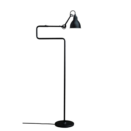 ロイヤルファニチャー DCW EDITIONS(ディーシーダブリュー・エディションズ) LAMPE GRAS NO.411(幽客ぺ水呑み NO.411) 立ち会い場照明ランプ フットスイッチ付き添い人 照明ランプ別売(E17 60W×1) 黒いこと DCW-411-FL-BL-SAT