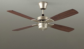 Three Steps Of Quantity Of Daiko Ceiling Fan Simple Installation Style With A Remote Control Switch Body Silver Satin Rotatory Direction