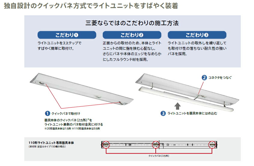 三菱 LEDライトユニット形ベースライト 《Myシリーズ》 40形 直付形