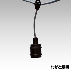 スズデン ミニタイプスズラン灯 ケーブル長20m E26防水ソケット10個(ランプ別売) MT1-20-10P