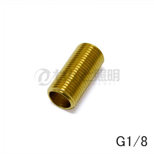 楽天市場】☆ G1/8(PF1/8)ニップル 真鍮製 全長25mm G1/8(PF1/8