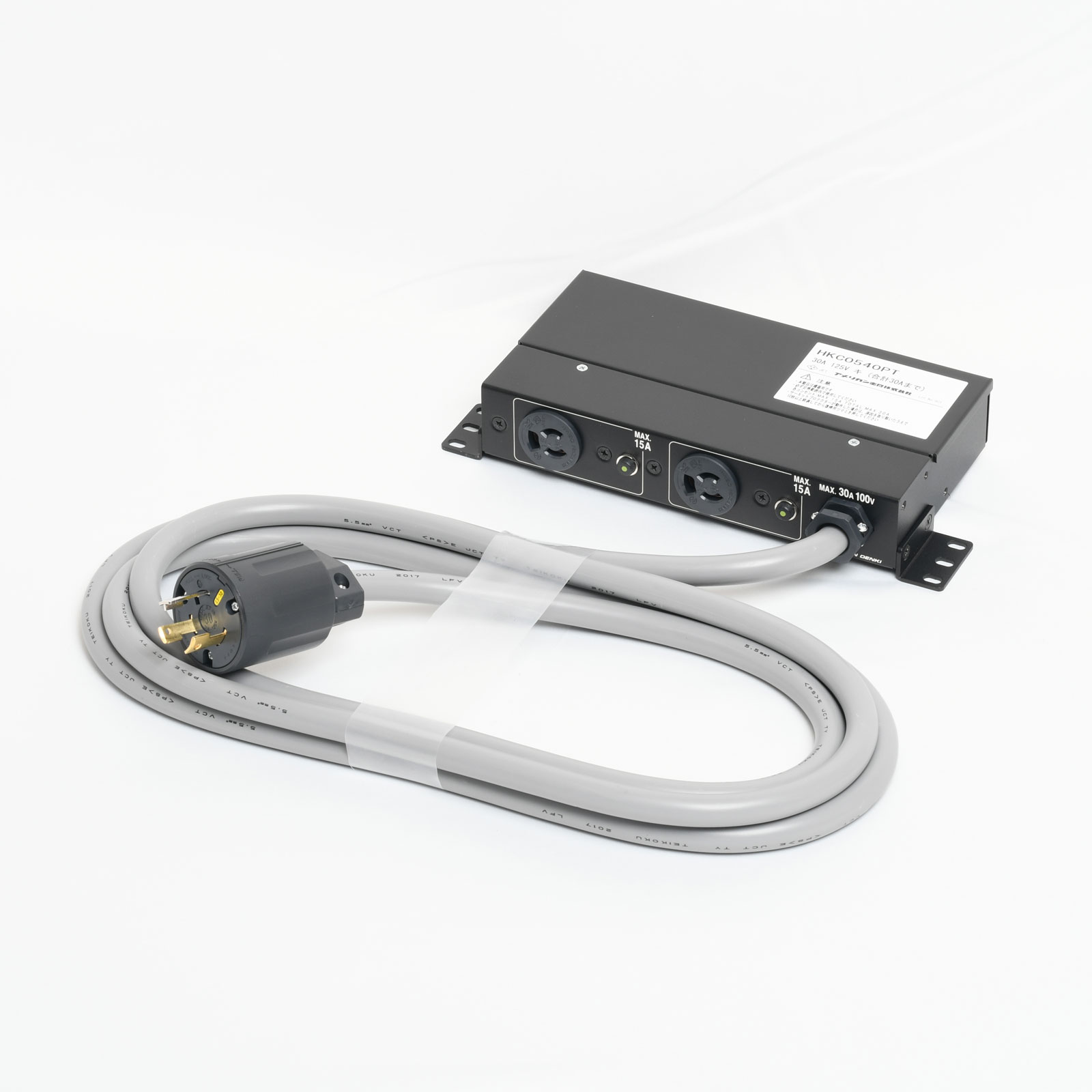 2個セット　アメリカン電機 1Uコンセントバー 30A HKC2650PT HKC2650PT (アメリカン電機)｜コンセントバー｜配線器具｜電材堂