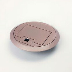 ＴＥＲＡＤＡ　フロアコンセント　テラコン　イーナコンセント　フタ開閉部 高さ調整タイプ(打込) 丸型プレート(シャンパンゴールド)　EEM40000M020 10,439円