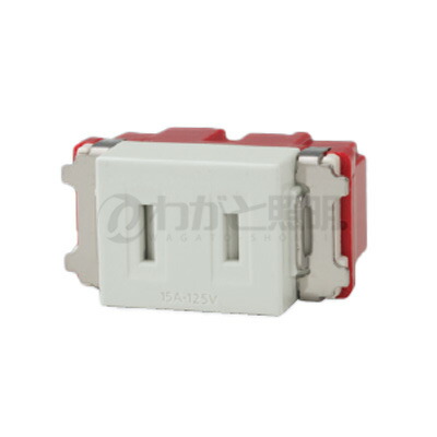 楽天市場】神保電器 NKシリーズ配線器具 埋込扉付シングルコンセント