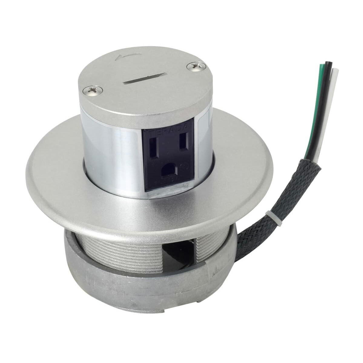 未使用品　2個の価格　寺田電機製作所フロアコンセント　TFB55713R tfb55613.jpg