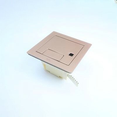 ＴＥＲＡＤＡ　フロアコンセント　テラコン　フリーアクセスフロア用　バリアフリー対応スマートコンセント　CEAシリーズ　深型ボックス＋プレート(シャンパンゴールド)　CEA80000M020