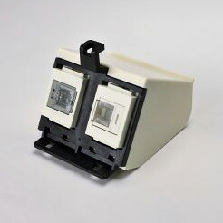 ＴＥＲＡＤＡ　フロアコンセント　テラコン　フリーアクセスフロア用　バリアフリー対応スマートコンセント　CEA・CEDシリーズ　A側器具ブロック(CAT5E×1／TEL×1)　CEA90040A