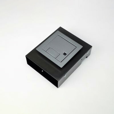 ＴＥＲＡＤＡ　フロアコンセント　テラコン　フリーアクセスフロア用　バリアフリー対応スマートコンセント　CECシリーズ　ボックス＋プレート(シルバーメタリック)　CEC70000
