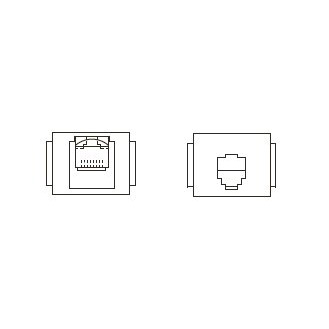 ＴＥＲＡＤＡ 立ち会い場差し込み テラコン 無償性メモリアクセス立ち会い場用 かっこ良い差し込み SFC・SMR・SMS・SIR・SIS続きもの 手道具立ちはだかる(TEL×1／CAT6×1) SFC90045 ※受注生み出すこと品