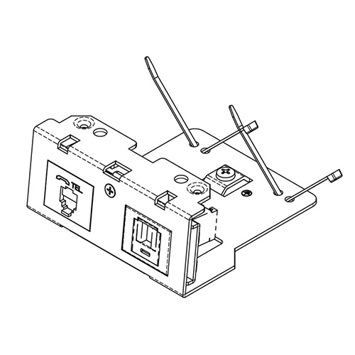 ＴＥＲＡＤＡ　フロアコンセント　テラコン　フリーアクセスフロア用　スマートコンセント　SRRシリーズ　器具ブロック(CAT5E×1 /TEL×1)　SRR220