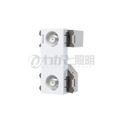 3個　WCS4822CW 4K・8K衛星放送対応 高シールド テレビコンセント WCS4822 | 配線器具・工事用機器 | 4K・8K衛星放送対応 ホーム用
