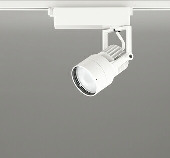 ＯＤＥＬＩＣ　ＬＥＤスポットライト　高効率タイプ　配線ダクトレール用　Ｃ１９５０　ＣＤＭ－Ｔ３５Ｗ相当　オフホワイト　スプレッド　３７ＶＡ　温白色　３５００Ｋ　調光非対応　XS412637