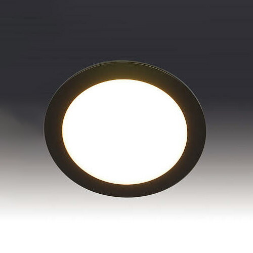 スガツネ ＬＡＭＰ Ｈｅｒａ LEDダウンライト FAR58-LED型 脱着可能タイプ 電球色 ブラック DC24V 埋込穴φ58mm IP44 調光 FAR58-LED-BL-WW