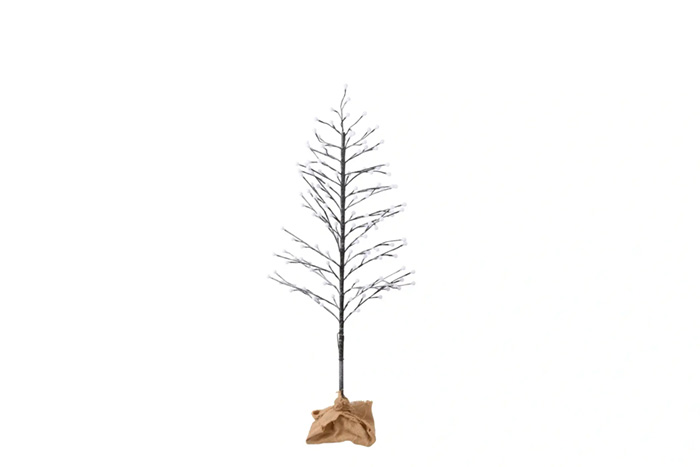 ＳＷＡＮ　BOTANIC BRANTREE PON SNOW　ツリー型ライト　樹脂・スチール　リモコン　４段階調光　９パターン切替　タイマー・メモリー機能　簡易防滴　１５０CMモデル　AOL-654