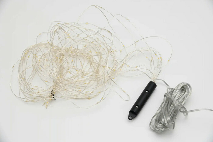 ＳＷＡＮ　SPARKLER HOOK COOL FLASH　イルミネーションライト　ワイヤー製　ガーランドライト　本体:樹脂　８パターン点滅　メモリー機能　簡易防滴　３ｍ　AOL-657