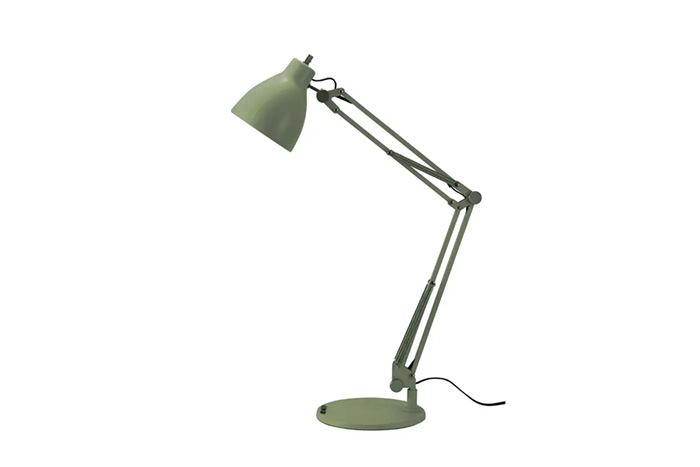 ＳＷＡＮ　BISLEY DESKLAMP　LEDデスクライト　ダイヤルスイッチ　ベースタイプ　オリーブ　４.４W　４４０lm　BSL-1300OL