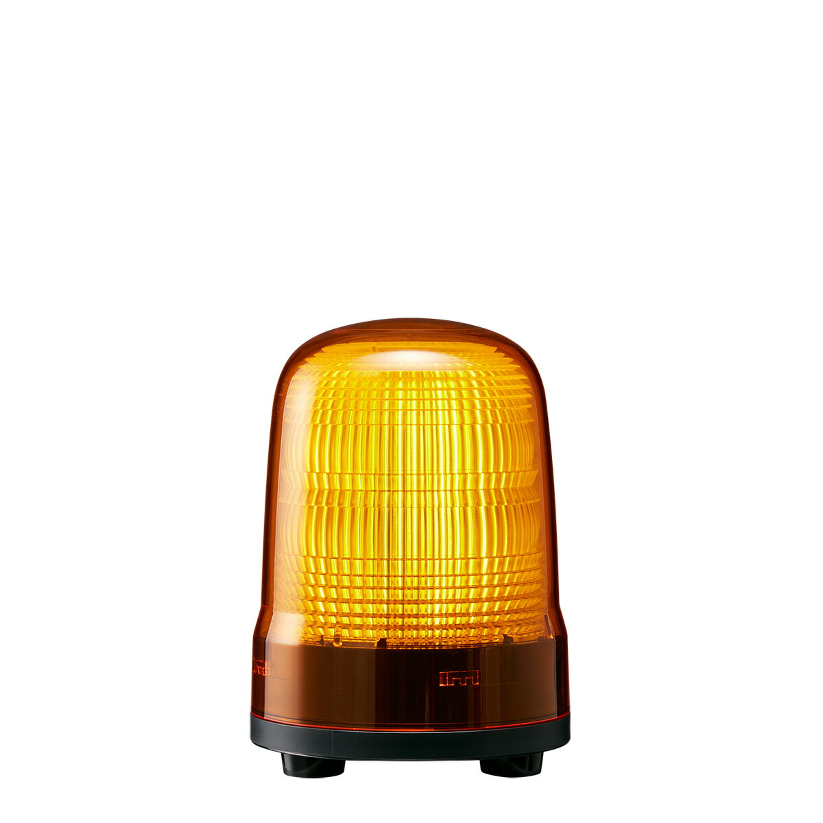 パトライト　ＬＥＤ表示灯 SL　ＡＣ１００～２４０Ｖ　３．１Ｗ　φ１００ｍｍ　イエロー（黄色）　キャブタイヤコード・３点ボルト足取付　SL10-M2JN-Y