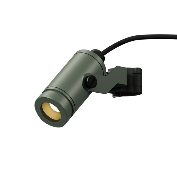 タカショー DIA-30 ポールスポットライト フレキシブル 追加用灯具 12V/24V LED1球 電球色 コード長2m 本体:チャコールグリーン ポール別売 コード:99338300 トランス・アクセサリ別売 HBB-D145C