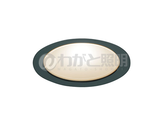 ＤＮライティング　LEDダウンライト　アルディラシリーズ　D-EX10H　薄型ダウンライト　ワイド配光タイプ　高演色型　調光　器具色：ブラック　ビーム角：85°　埋込穴φ60mm　4.1W　415lm　3000K　電源装置別売　D-EX104BFH　※受注生産品