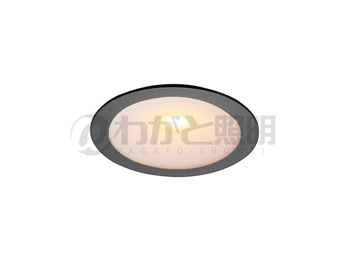 ＤＮライティング　LEDダウンライト　アルディラシリーズ　D-EX15 H　什器用薄型ダウンライト100V仕様　高演色　調光　器具色:ブラック　ビーム角:100°　埋込穴φ60mm　5.0W　410lm　3500K　D-EX153BFH　※受注生産品
