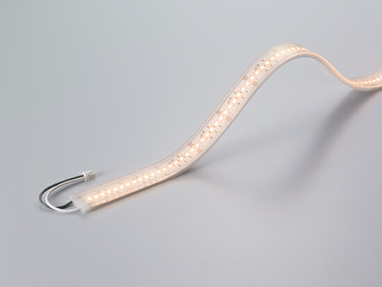 ＤＮライティング LED棚照明器具 棚下・間接照明用 フレキシブルLEDモジュール 高照度タイプ トップビュー FXH-LED 電源装置別売 本体寸法1514mm 電球色 2800K FXH-LED1514L28 ※受注生産品