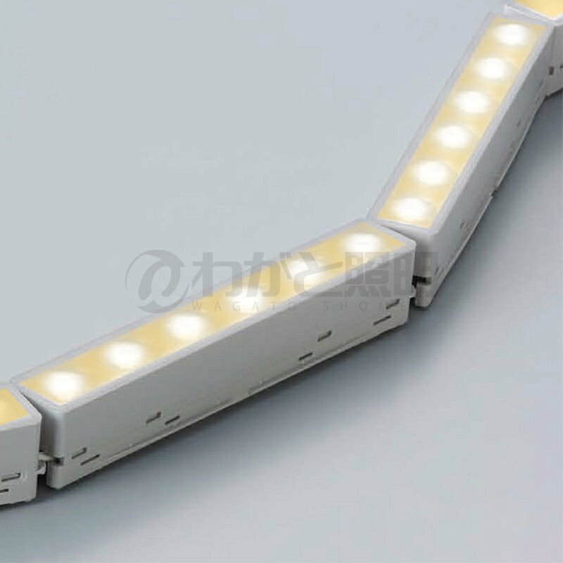 DNライティング チェーンLEDモジュール CHC-LED N20 電源装置別売 ナロー配光タイプ 磁石付 1000mm(10ユニット) 温白色(3500K) 高演色型 CHC-LED1000H35N20-MG ※受注生産品|わがと照明