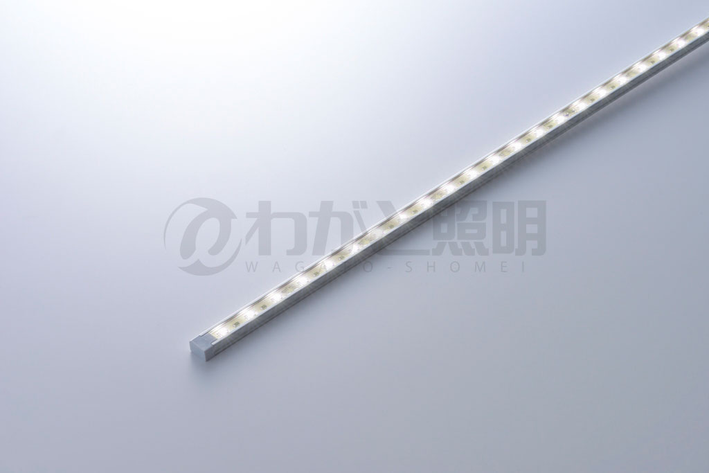 プリンス　LED棚下照明器具　ディーライン　Dシリーズ　Bタイプ　全長1964mm　白色　4000K　DF1964W/12B ※受注生産品｜わがと照明