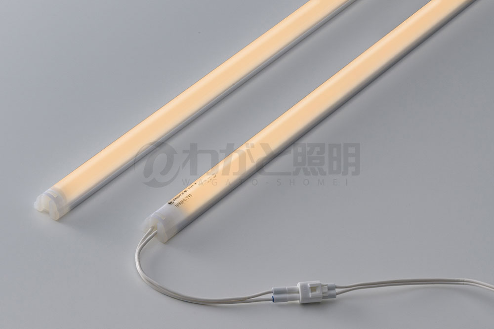 プリンス LED棚照明器具 ディーライン 冷ケース用照明 Nシリーズ Fタイプ 全長1200mm 電球色 2700K NF1200L/24C-1 ※受注生産品