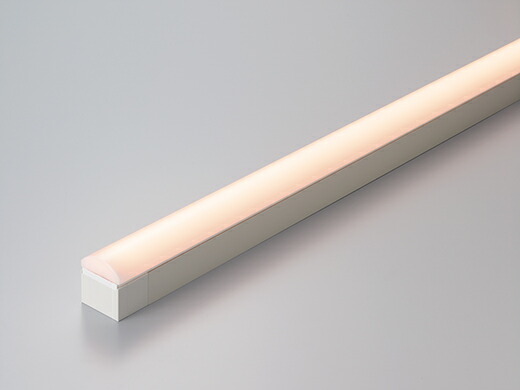 ＤＮライティング　TRIM LINE　LED照明器具　間接照明　TRM D-FPL　ドーム型カバー　調光兼用型(PWM調光)　全長850mm　電球色(2400K)　TRM850L24D-FPL ※受注生産品