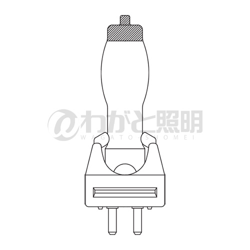 冨士電球　ハロゲン電球 ＪＳ（ＪＩＳ名称：ＪＰ）　ステージ・スタジオ用大型タイプ　ＧＸ１６口金　１００Ｖ　１５００Ｗ　JS100V1500WB/MP