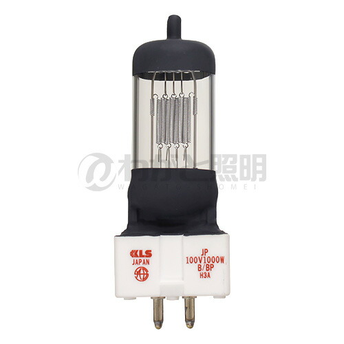 松村電機　JP型ハロゲン電球　100V　1000W　3050K　500h　GYX9.5口金　JP100V1000WB/BP