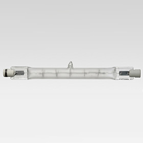 東芝　スタジオ用ハロゲン電球(ダブルエンド)　R7S口金　100V　500W　3200K　フロスト　AL-JP100V-500WCLF｜わがと照明