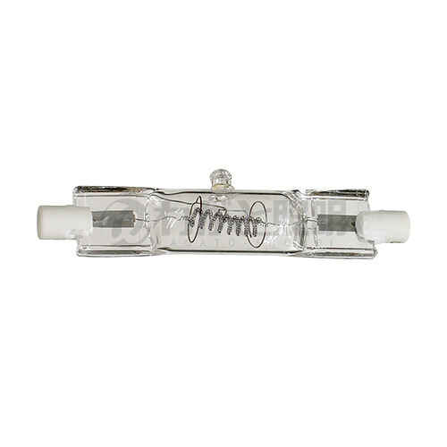 ＵＳＨＩＯ　ハロゲンランプ　スタジオ用　舞台照明用　両口金形　ショートタイプ　５００Ｗ形　Ｒ７ｓ口金　全長８０．３ｍｍ　JPD100V500WC ※受注生産品