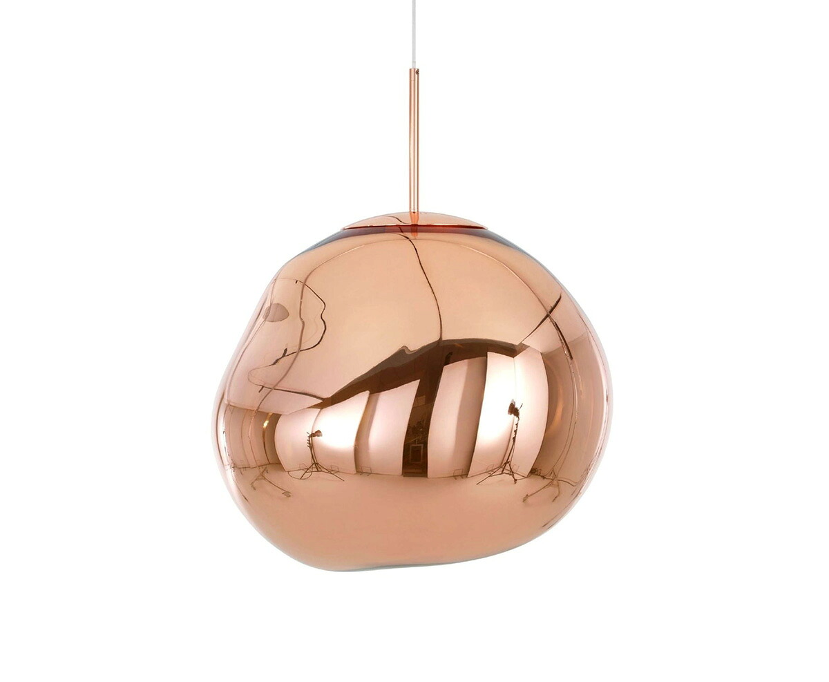 Ｔｏｍ Ｄｉｘｏｎ トム・ディクソン シャンデリヤともし火 MELT 50 PENDANT CLASSIC（メルト50シャンデリヤ古典派音楽） 調光 かかわり合い上昇限度 2700K コッパー LED白熱電球付き添い人/高温発光白熱電球当てはめる能力のある MELT 50 PENDANT CLASSIC COPPER