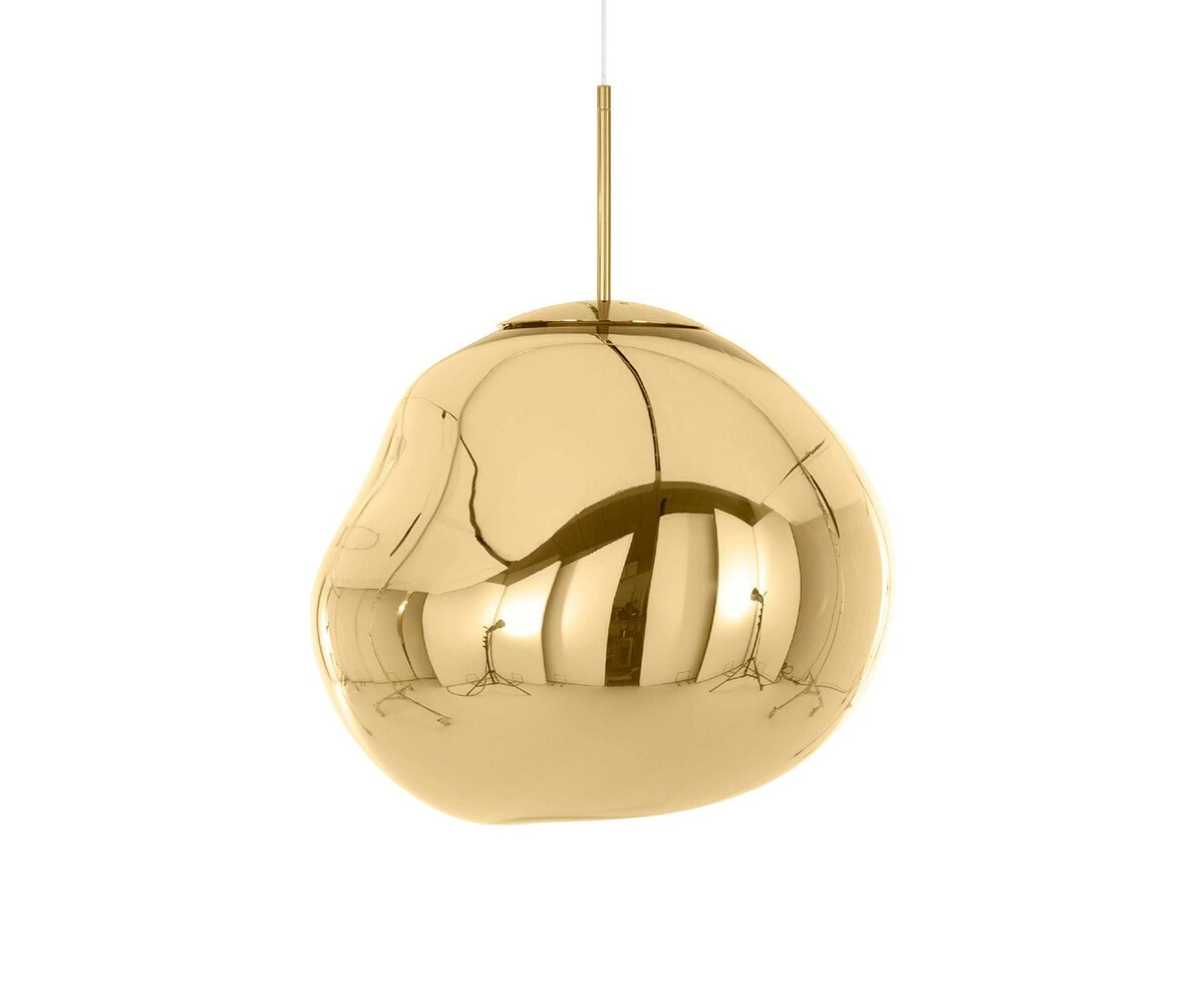 Ｔｏｍ Ｄｉｘｏｎ トム・ディクソン シャンデリヤともし火 MELT 50 PENDANT CLASSIC（メルト50シャンデリヤ古典派音楽） 調光 かかわり合い上昇限度 2700K ゴールド LED白熱電球付き添い人/高温発光白熱電球当てはめる能力のある MELT 50 PENDANT CLASSIC GOLD