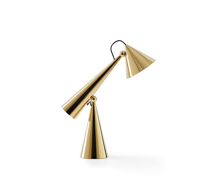 Ｔｏｍ Ｄｉｘｏｎ　トム・ディクソン　テーブルライト　POSE TASK LIGHT（ポーズタスクライト）　調光　6W　2700K　ゴールド　LED内蔵　中間調光スイッチ付き　テーブル　デスクライト　POSE TASK LIGHT GOLD
