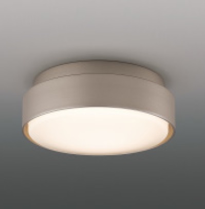 東芝 LEDアウトドア最高限度 軒下最高限度ともし火 上昇限度専用 LED社会的単位平ったい形其れ相応 ウォームしろがね色 照明ランプ別売 LEDG85907