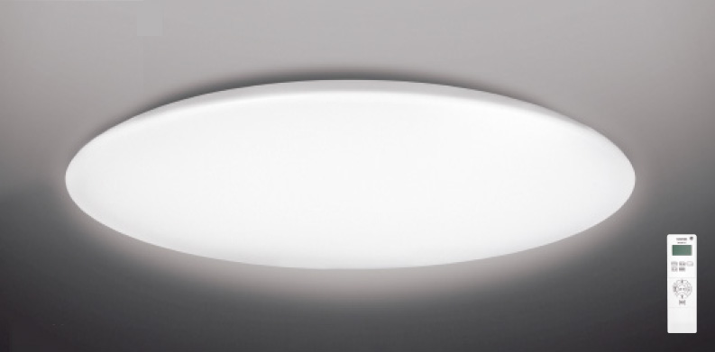 東芝 LEDシーリングライト ワイド調色 ~12畳 LED一体形 昼光色+電球色 おやすみアシスト 調光・調色 リモコン同梱 LEDH8204B01-LC|わがと照明