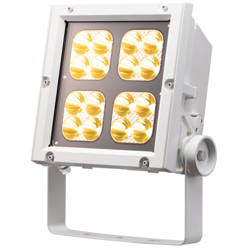 岩崎　ＬＥＤｉｏｃ　ＦＬＯＯＤ　ＮＥＯ（レディオック　フラッド　ネオ）　ＬＥＤ投光器　１２０クラス　狭角タイプ　電球色（２７００Ｋ）　本体色：ホワイト　ＬＥＤ一体形　屋外・屋内兼用　耐塩仕様　ECF12040N/LSAN8/W ※受注生産品