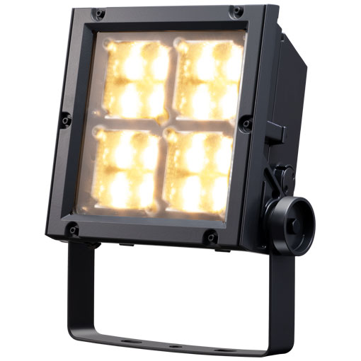岩崎 ＬＥＤｉｏｃ ＦＬＯＯＤ ＮＥＯ（レディオック フラッド ネオ） ＬＥＤ投光器 １５０クラス 広角タイプ 電球色（２７００Ｋ） 本体色：ダークグレイ ＬＥＤ一体形 屋外・屋内兼用 耐塩仕様 ECF15040W/LSAN8/DG ※受注生産品