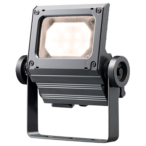 岩崎 LED投光器 LEDiocFLOODNEO(レディオックフラッドネオ) 重耐塩仕様 LED・電源ユニット内蔵形 30クラス 本体色:ダークグレイ 超広角タイプ 電球色(2700K) ECF3050SW/LSAN8/DG