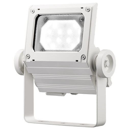 岩崎　LED投光器　LEDiocFLOODNEO(レディオックフラッドネオ)　重耐塩仕様　LED・電源ユニット内蔵形　40クラス　本体色：ホワイト　超広角タイプ　昼白色(5000K)　ECF4050SW/NSAN8/W