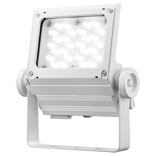 岩崎　LED投光器　LEDiocFLOODNEO(レディオックフラッドネオ)　重耐塩仕様　LED・電源ユニット内蔵形　70クラス　本体色：ホワイト　狭角タイプ　昼白色(5000K)　ECF7050N/NSAN8/W