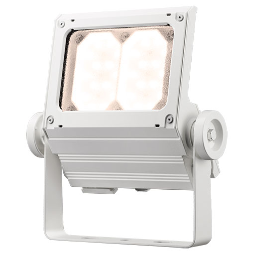 岩崎　LED投光器　LEDiocFLOODNEO(レディオックフラッドネオ)　重耐塩仕様　LED・電源ユニット内蔵形　80クラス　本体色：ホワイト　超広角タイプ　電球色(2700K)　ECF8050SW/LSAN8/W