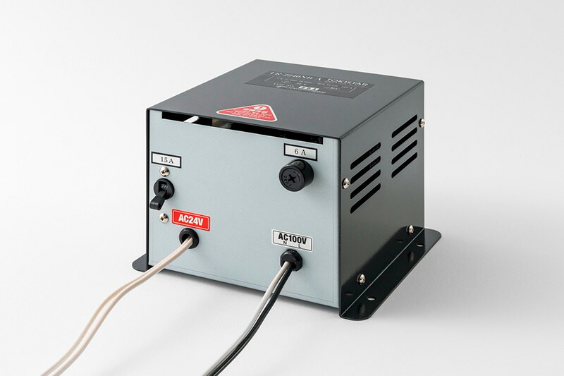 ＴＯＫＩＳＴＡＲ　巻線トランス　定格入力ＡＣ１００Ｖ　定格出力ＡＣ２４Ｖ　２４０Ｗ　屋内用　TR-2240NB/A｜わがと照明