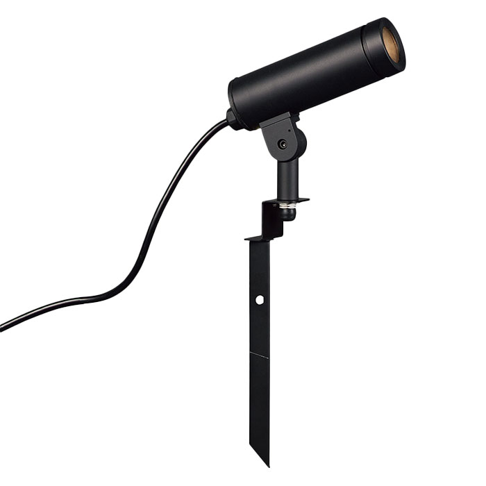 ｙａｍａｄａ　屋外スポットライト　電球色　Ra83　ダイクロハロゲン100W相当　LED一体型　防雨　専用調光器対応　スパイク式　27°　AD-3137-L