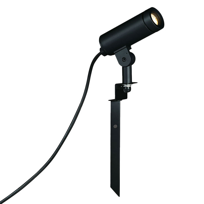 ｙａｍａｄａ 屋外スポットライト 昼白色 Ra70 ダイクロハロゲン65W相当 LED一体型 防雨 スパイク式 33° AD-3141-N