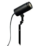 yamada エクステリア LEDスポットライト LED一体型 HID35W相当 電球色 ミディアム配光 防雨型 スパイク式 AD-3333-L|わがと照明